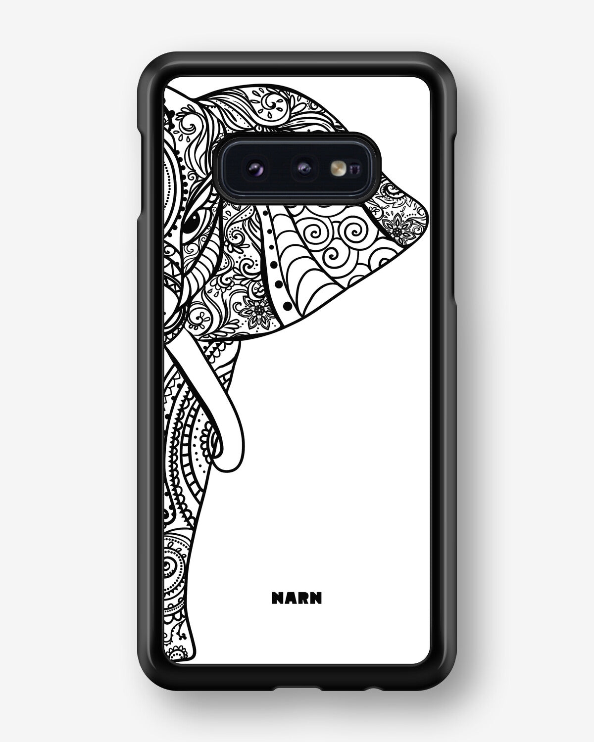 Samsung Galaxy S10e Hard Case – Mandala Elephant - View 1