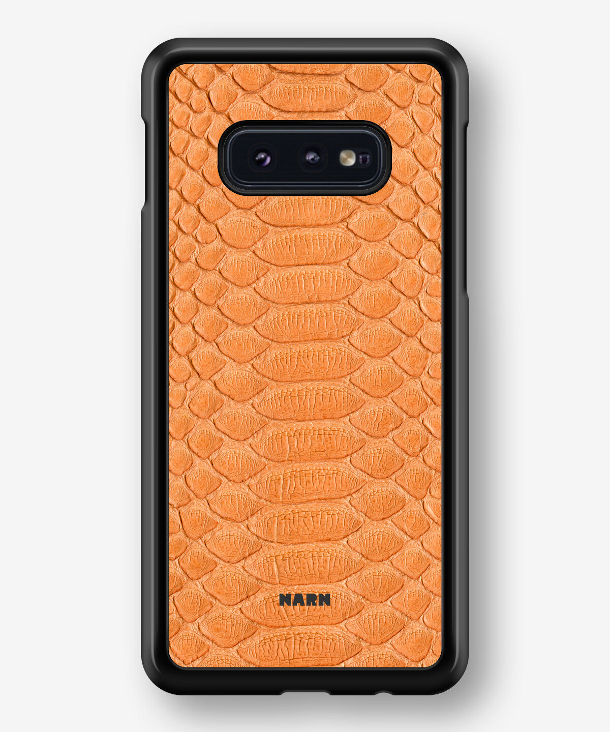 Samsung Galaxy S10e Hard Case – Orange Snake - View 1