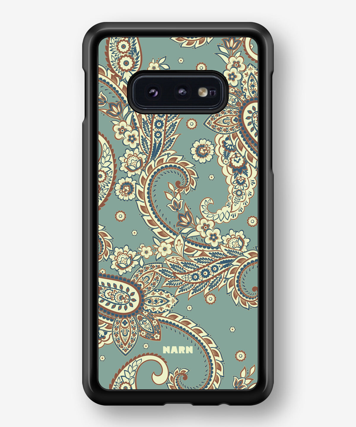 Samsung Galaxy S10e Hard Case – Paisley Green - View 1