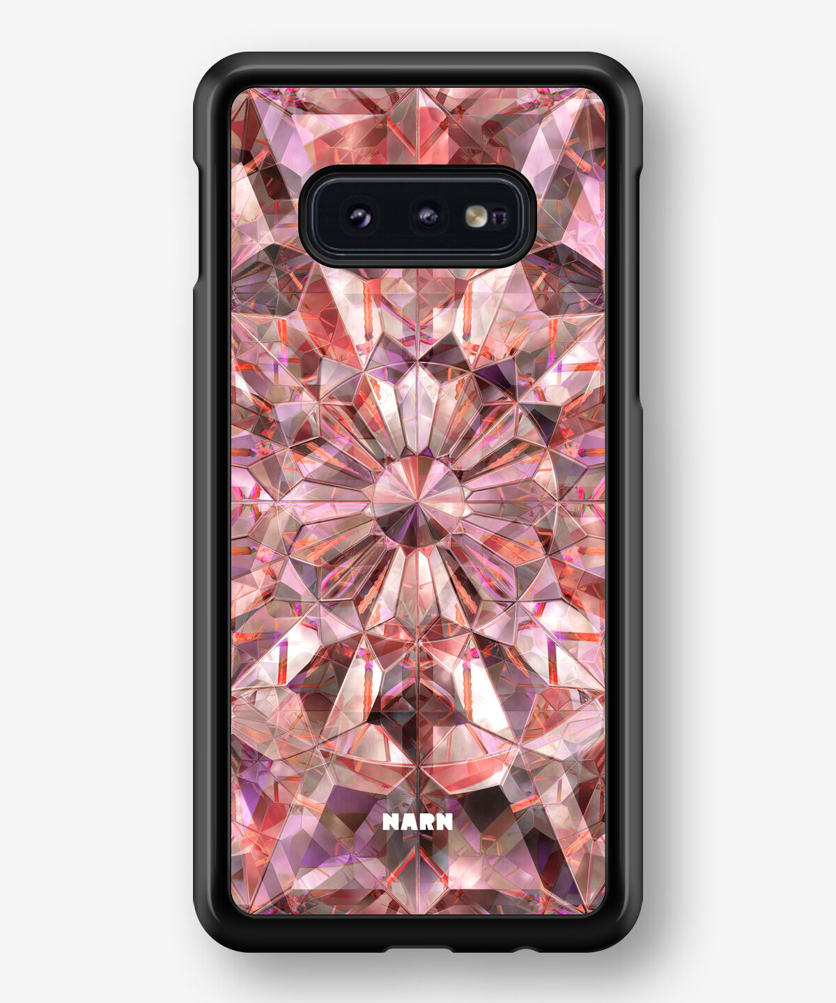 Samsung Galaxy S10e Hard Case – Pink Crystals - View 1