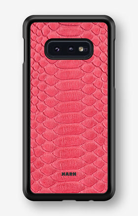 Samsung Galaxy S10e Hard Case – Pink Snake - View 1