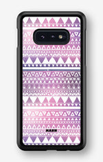 Samsung Galaxy S10e Hard Case – Purple Aztec - View 1