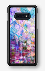 Samsung Galaxy S10e Hard Case – Purple Hearts - View 1