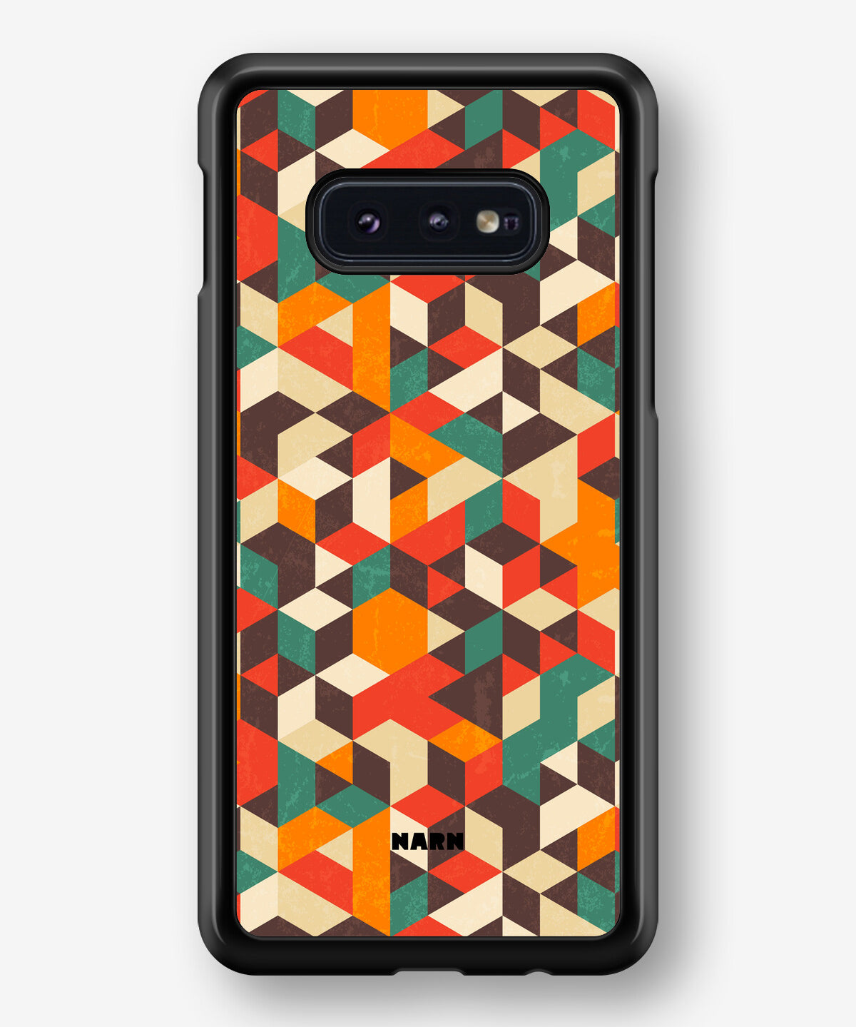 Samsung Galaxy S10e Hard Case – Retro Geometric - View 1