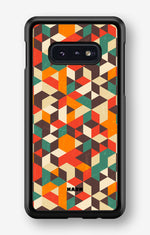 Samsung Galaxy S10e Hard Case – Retro Geometric - View 1