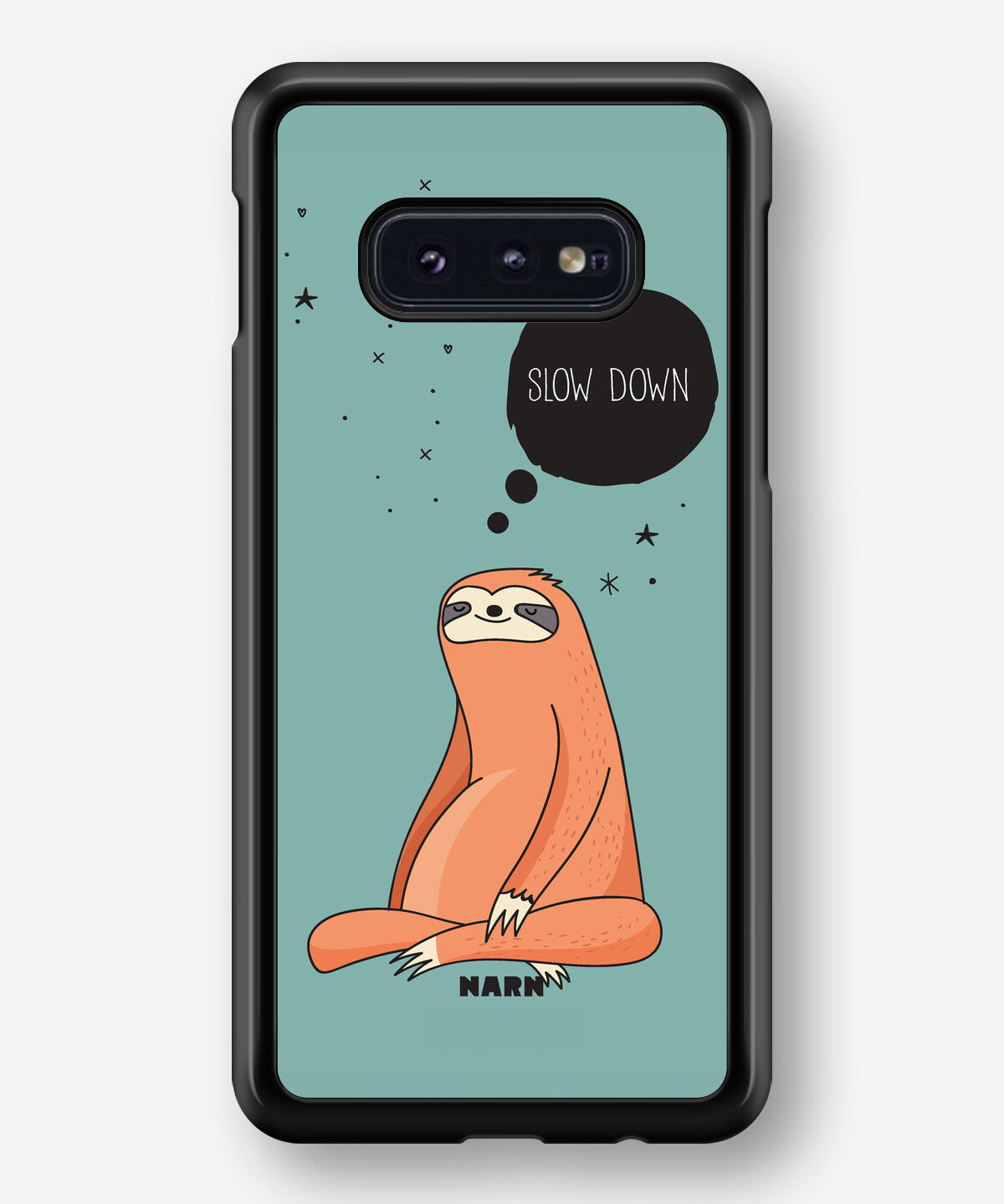 Samsung Galaxy S10e Hard Case – Slow Down Sloth - View 1