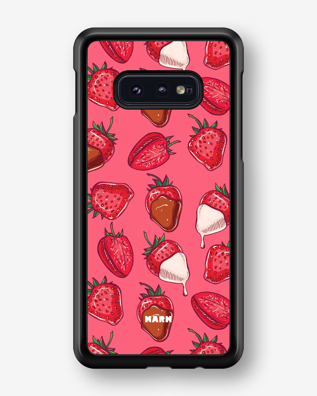 Samsung Galaxy S10e Hard Case – Strawberry Chocolate - View 1
