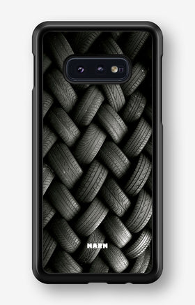 Samsung Galaxy S10e Hard Case – Tires Wall - View 1