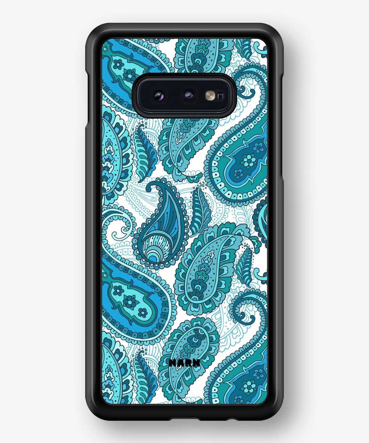 Samsung Galaxy S10e Hard Case – Turquoise Paisley - View 1