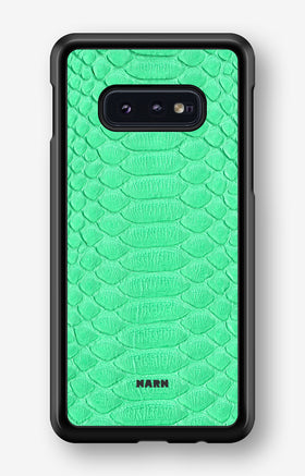 Samsung Galaxy S10e Hard Case – Turquoise Snake - View 1