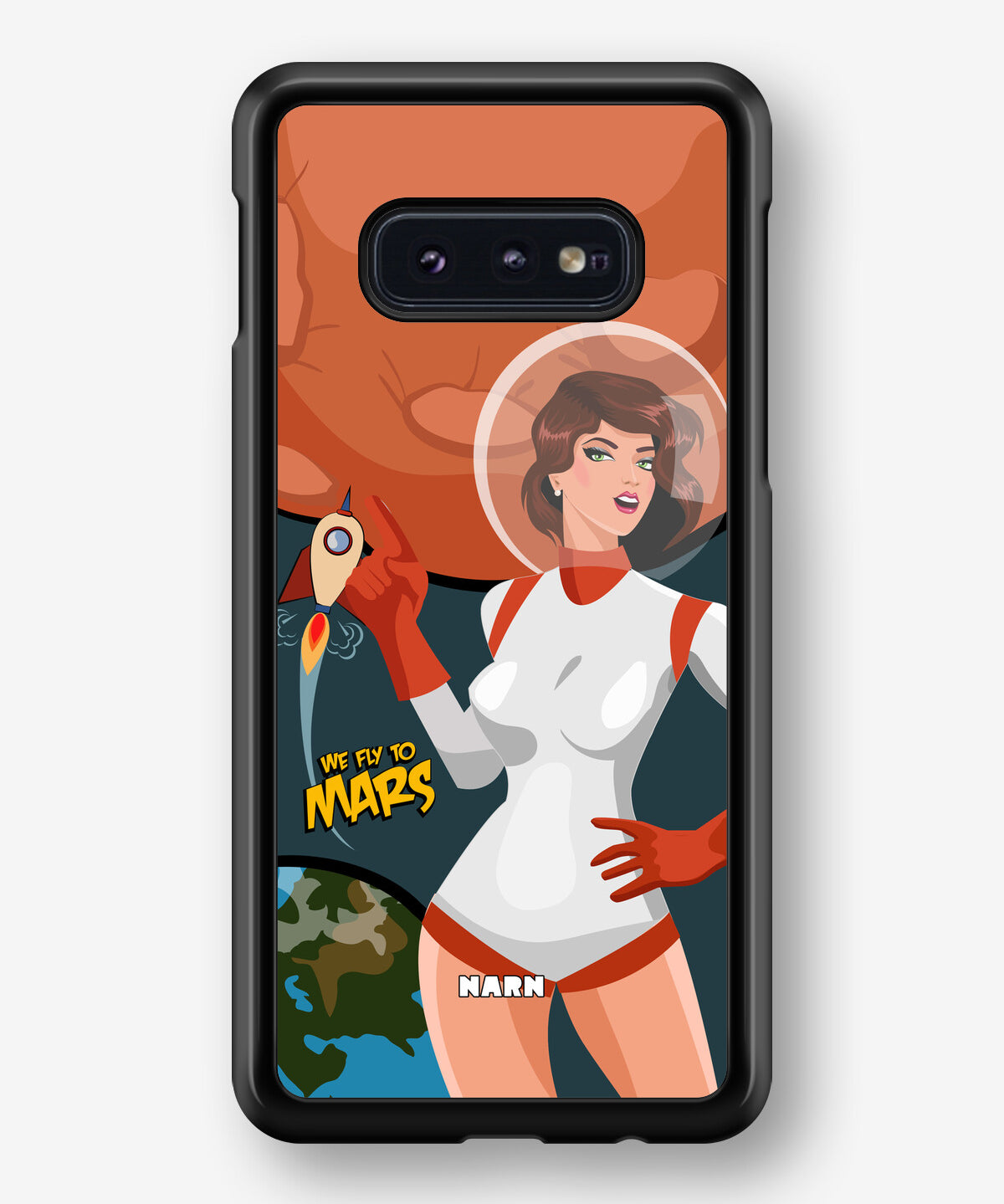 Samsung Galaxy S10e Hard Case – We Fly To Mars - View 1