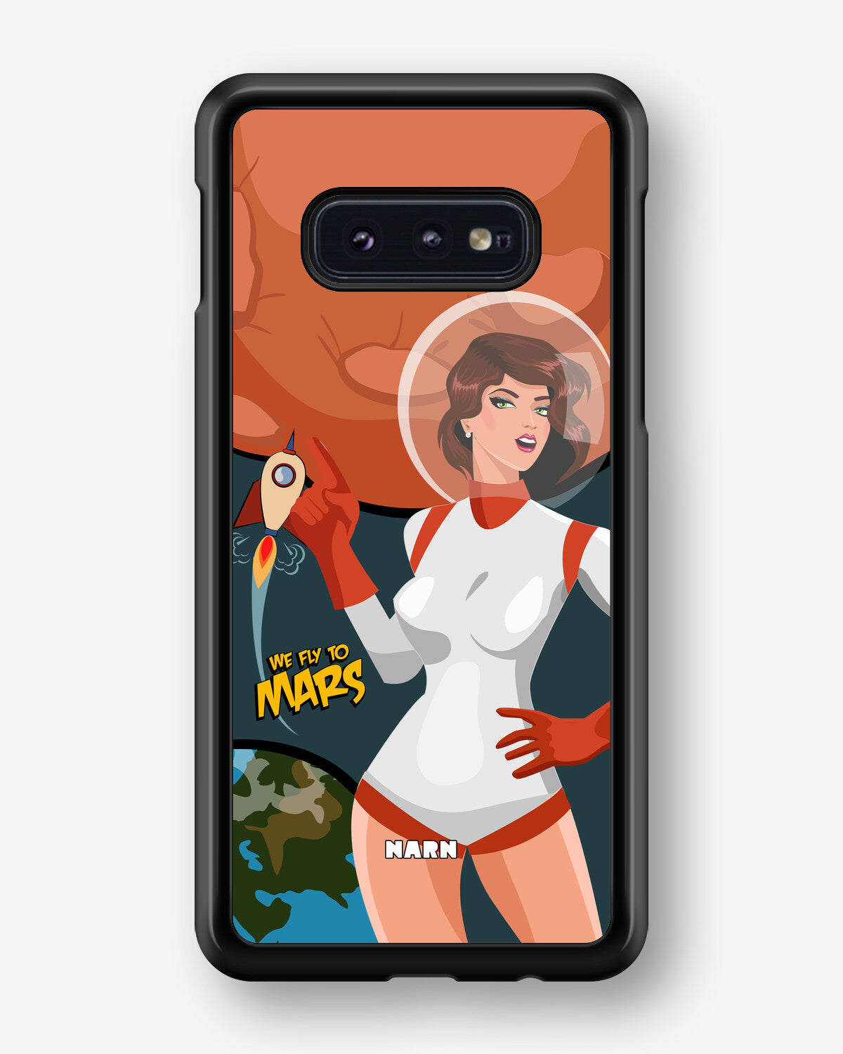 Samsung Galaxy S10e Hard Case – We Fly To Mars - View 1