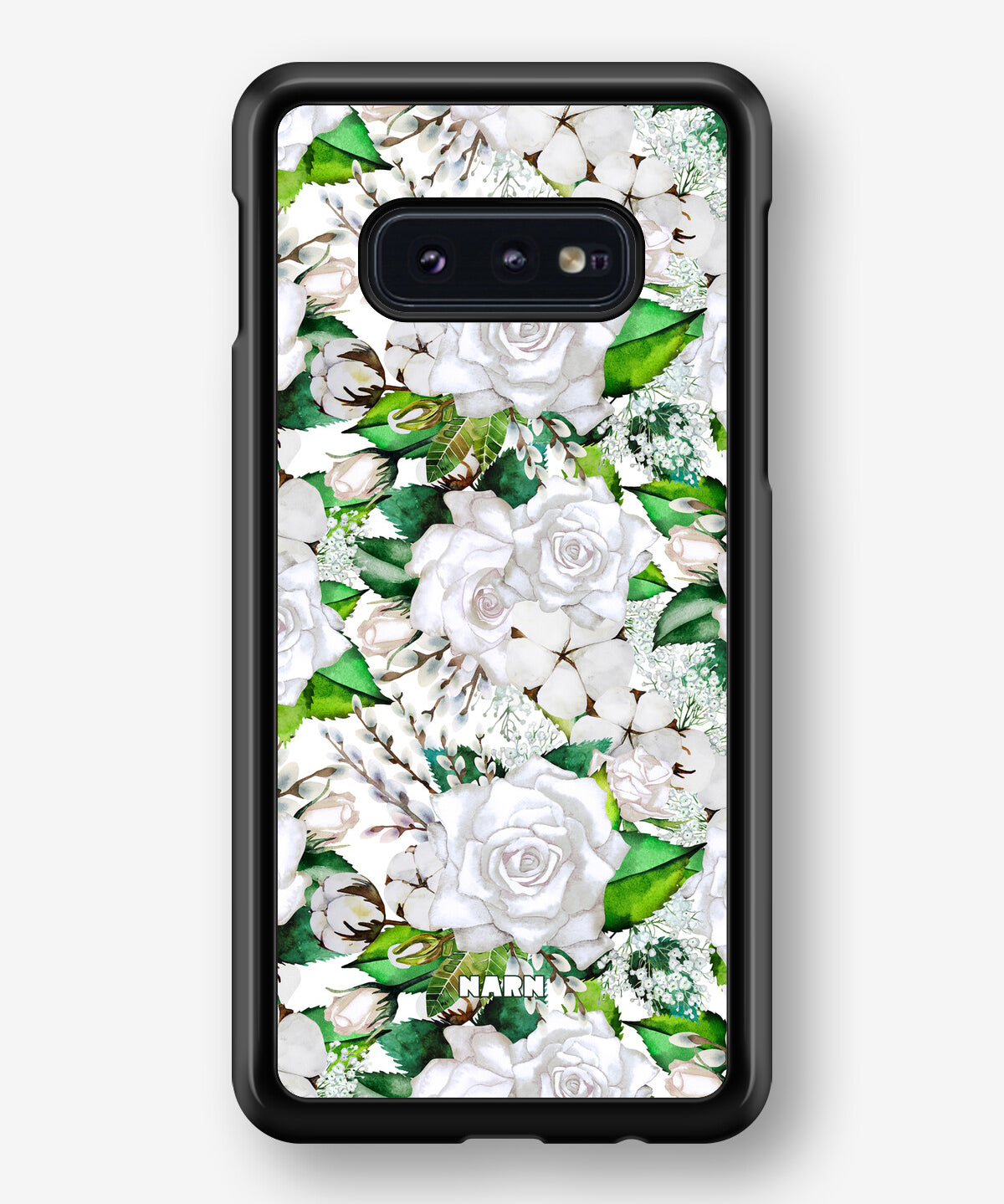 Samsung Galaxy S10e Hard Case – White Bloom - View 1