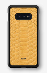 Samsung Galaxy S10e Hard Case – Yellow Snake - View 1