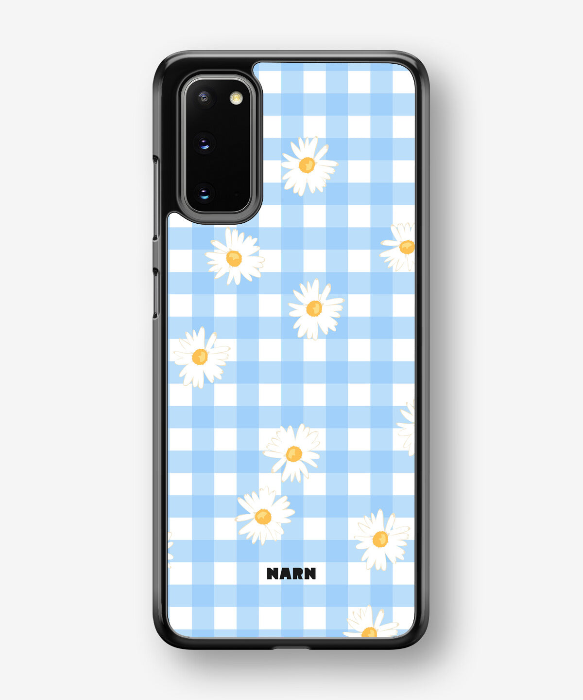 Samsung Galaxy S20 FE Hard Case – Blue Daisies - View 1