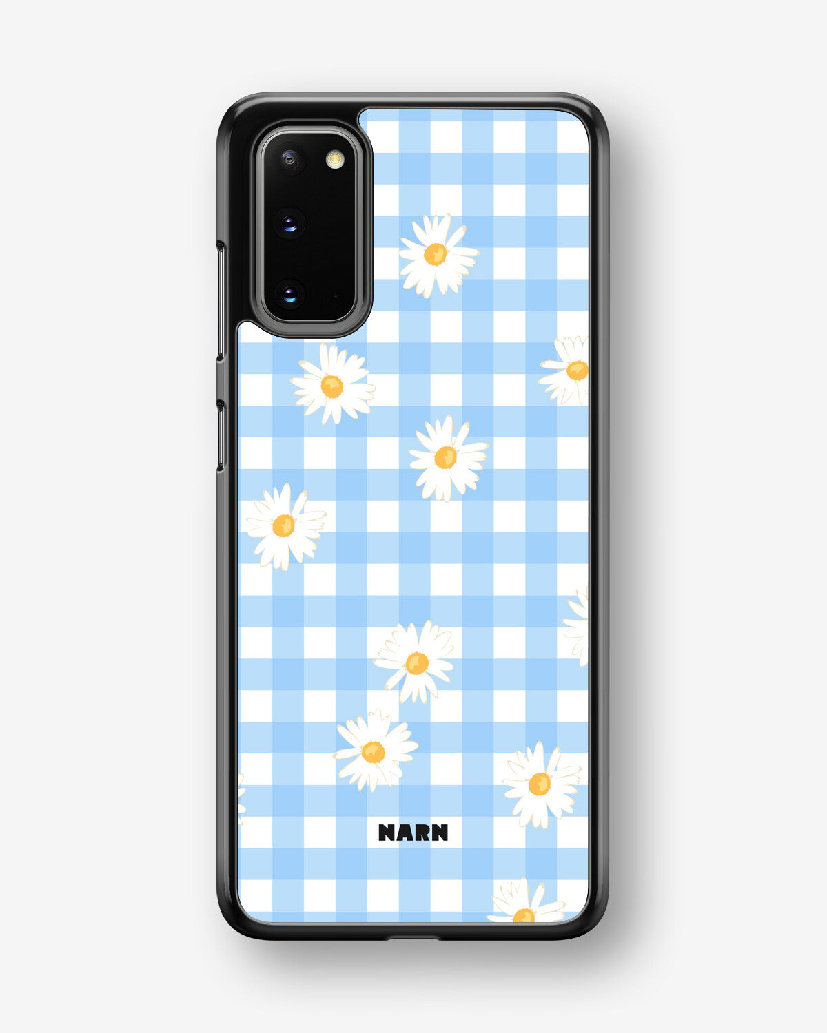Samsung Galaxy S20 FE Hard Case – Blue Daisies - View 1