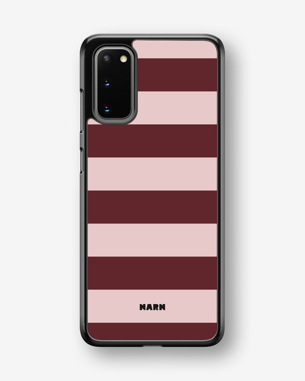 Samsung Galaxy S20 FE Hard Case – Cranberry Stripe - View 1