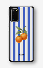 Samsung Galaxy S20 FE Hard Case – Orange Stripes - View 1