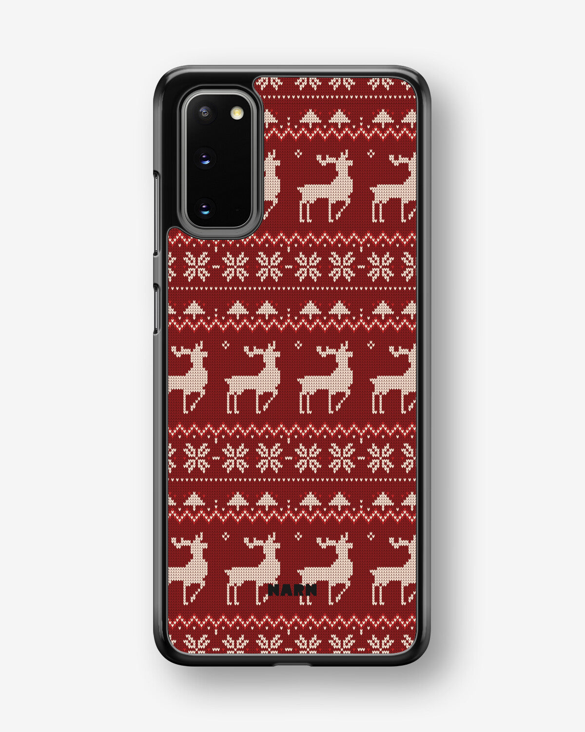 Samsung Galaxy S20 FE Hard Case – Reindeer Knit - View 1