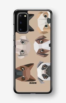 Samsung Galaxy S20 FE Hard Case – Cute Dogs - View 1