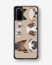 Samsung Galaxy S20 FE Hard Case – Cute Dogs - View 1