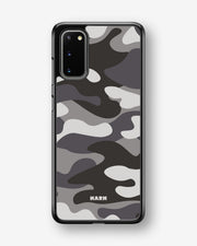 Samsung Galaxy S20 FE Hard Case – Grey Camo - View 1