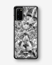 Samsung Galaxy S20 FE Hard Case – Grey Crystals - View 1