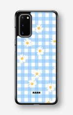 Samsung Galaxy S20 Hard Case – Blue Daisies - View 1