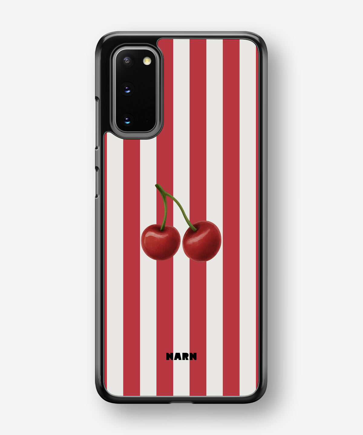 Samsung Galaxy S20 Hard Case – Cherry Stripes - View 1