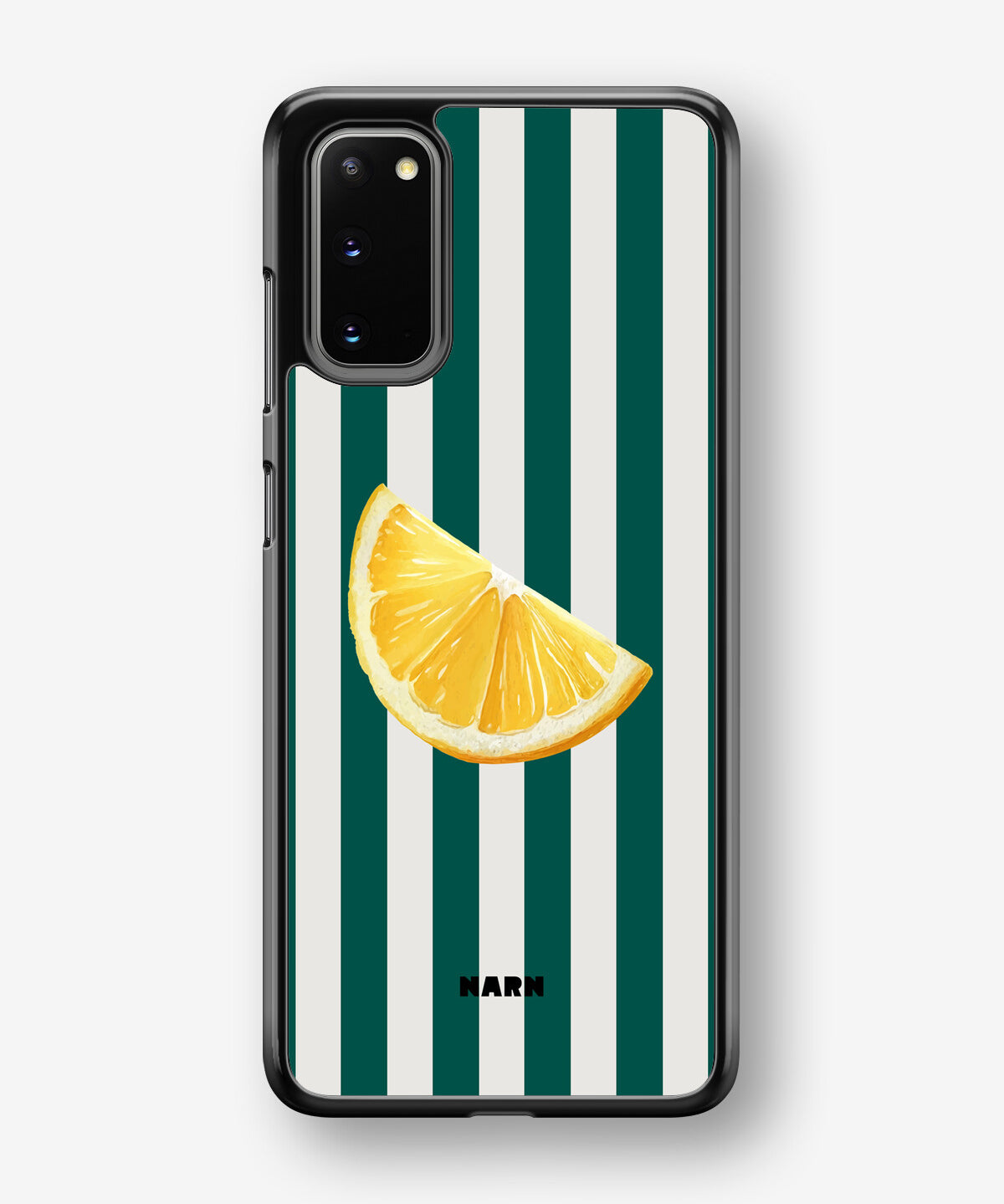 Samsung Galaxy S20 Hard Case – Lemon Stripes - View 1