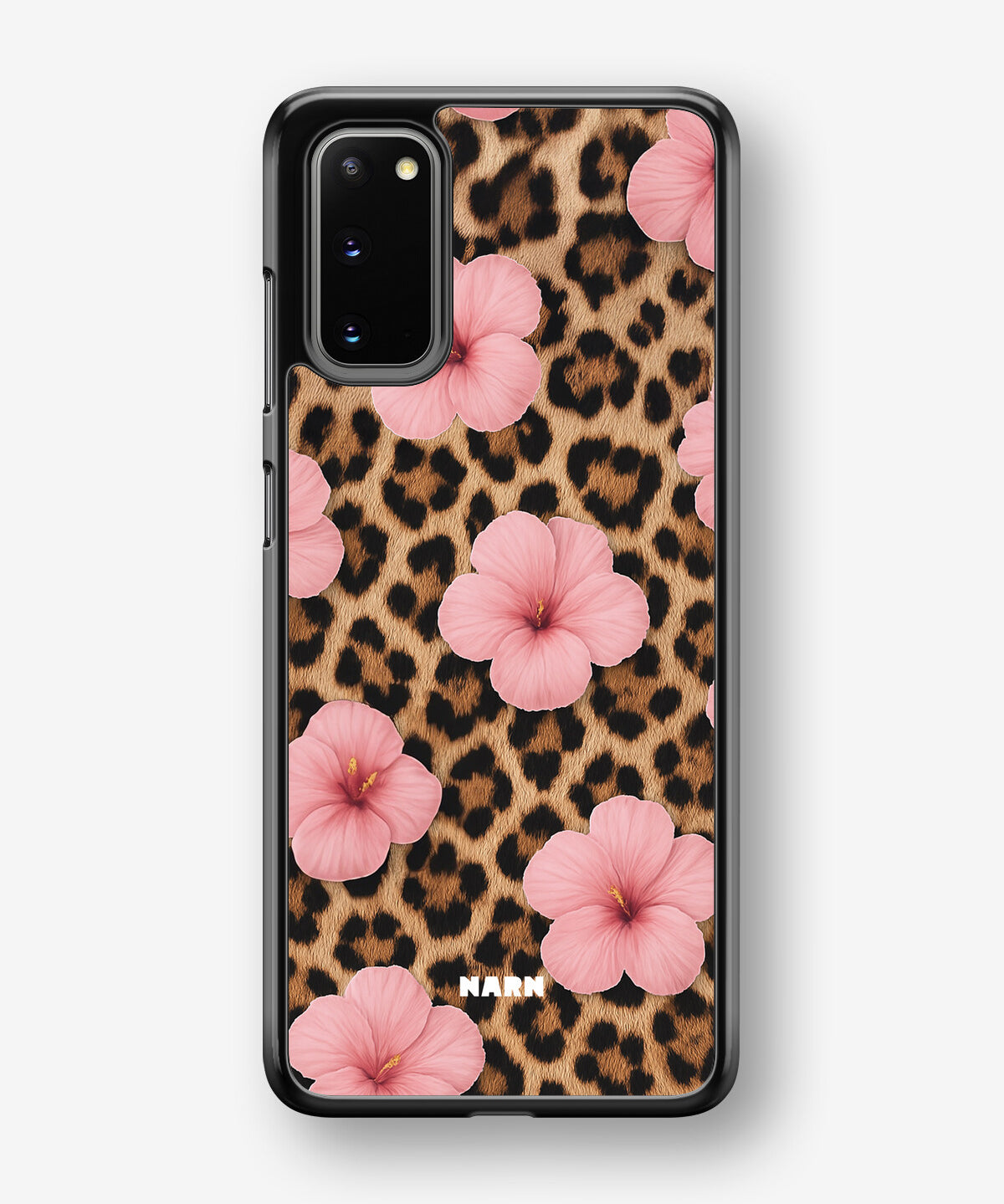 Samsung Galaxy S20 Hard Case – Leopard Flower - View 1