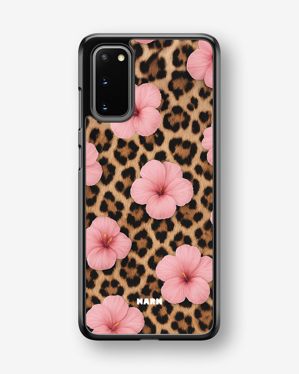 Samsung Galaxy S20 Hard Case – Leopard Flower - View 1