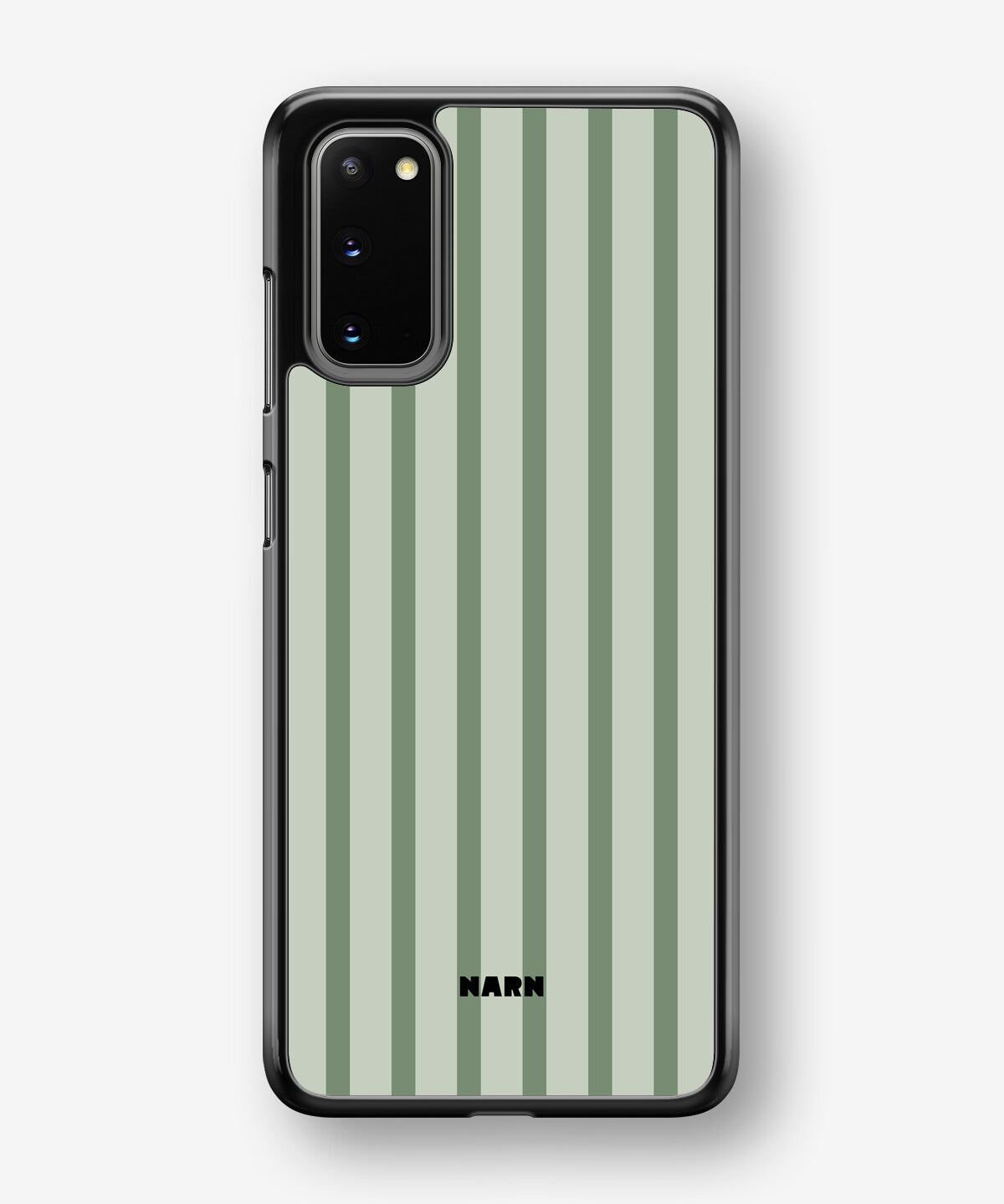 Samsung Galaxy S20 Hard Case – Sage Stripes - View 1