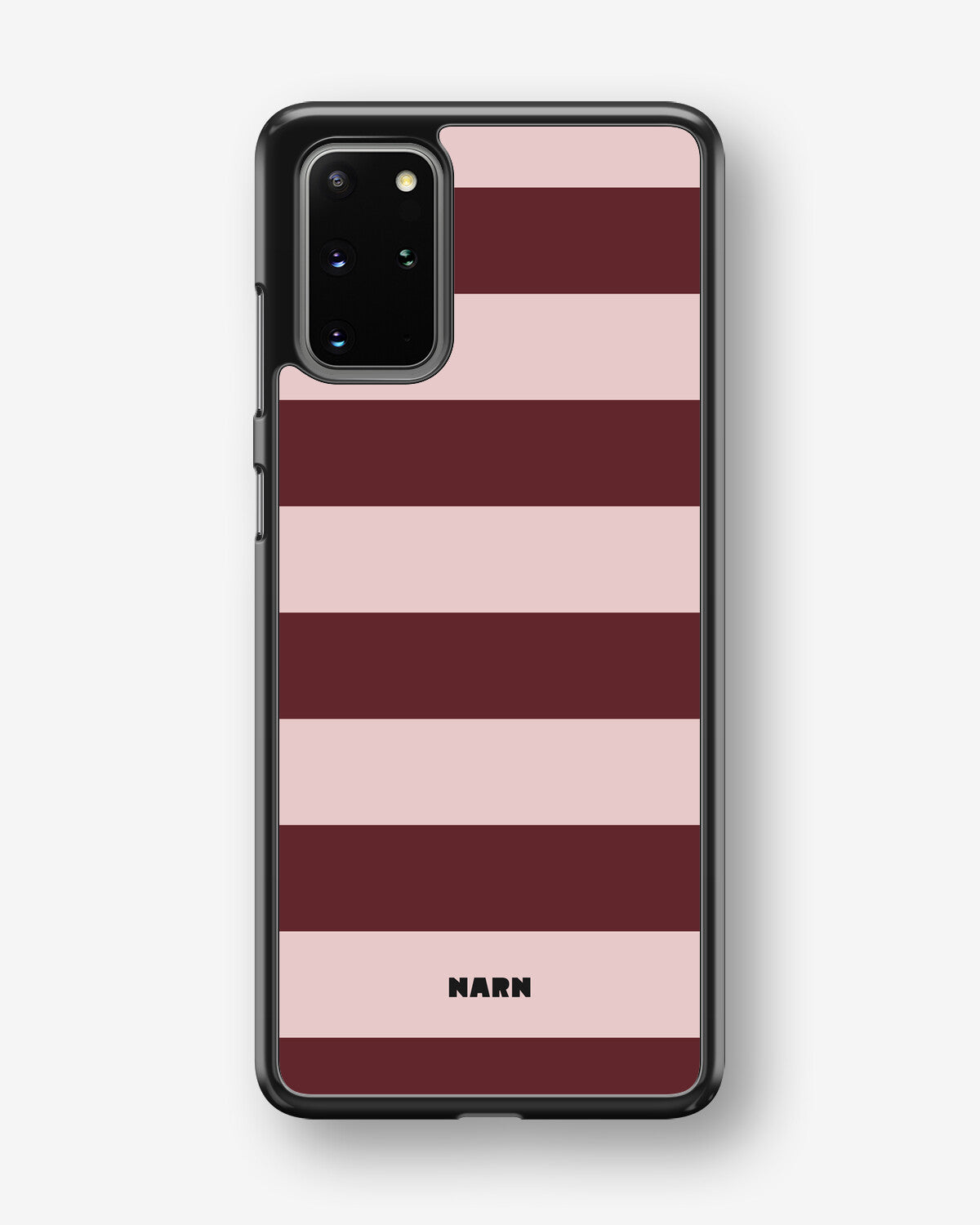 Samsung Galaxy S20 Plus Hard Case – Cranberry Stripe - View 1