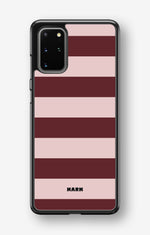 Samsung Galaxy S20 Plus Hard Case – Cranberry Stripe - View 1