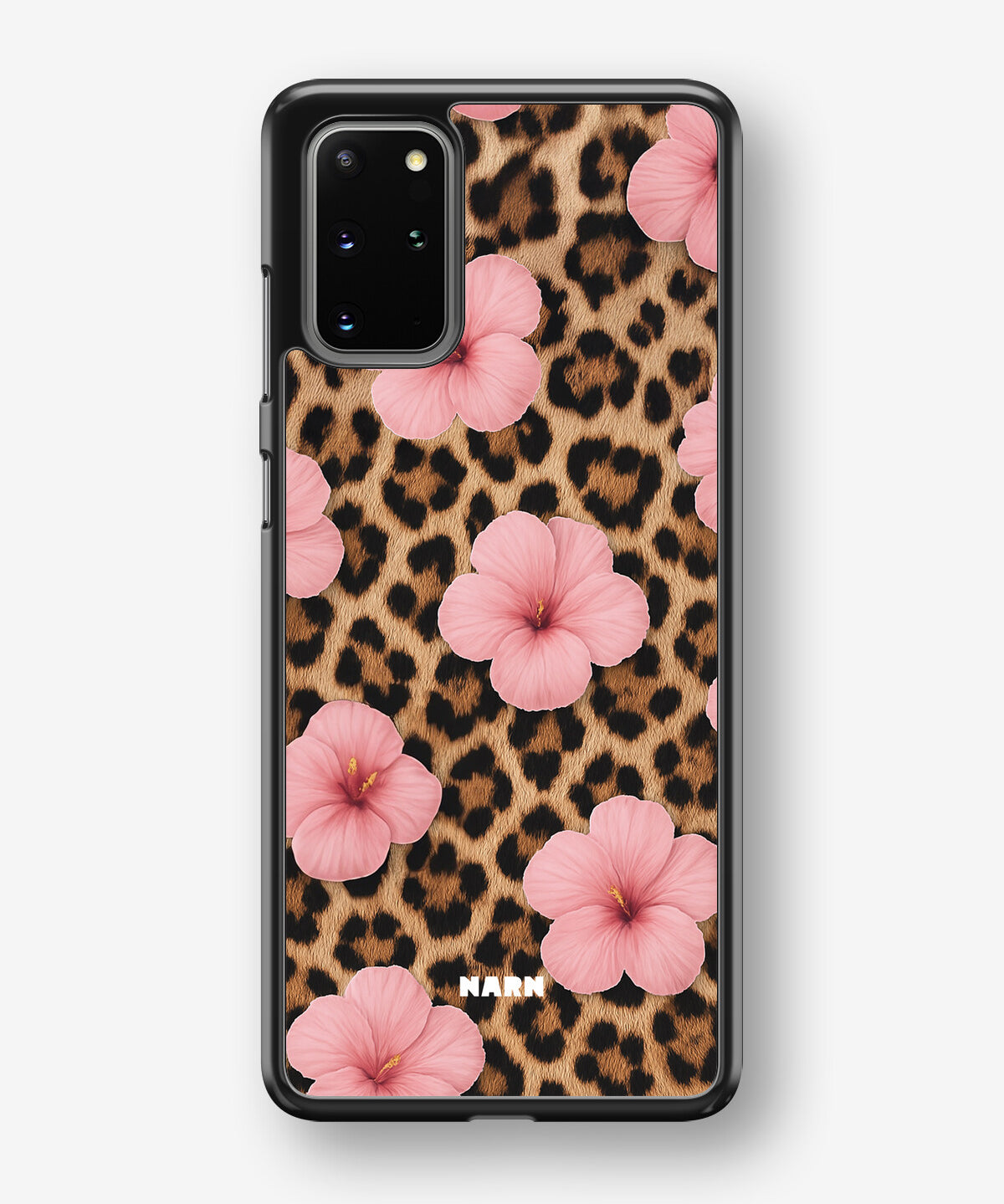 Samsung Galaxy S20 Plus Hard Case – Leopard Flower - View 1