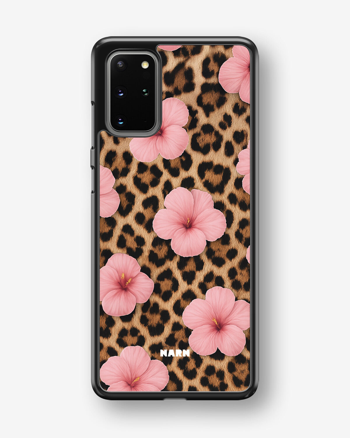 Samsung Galaxy S20 Plus Hard Case – Leopard Flower - View 1