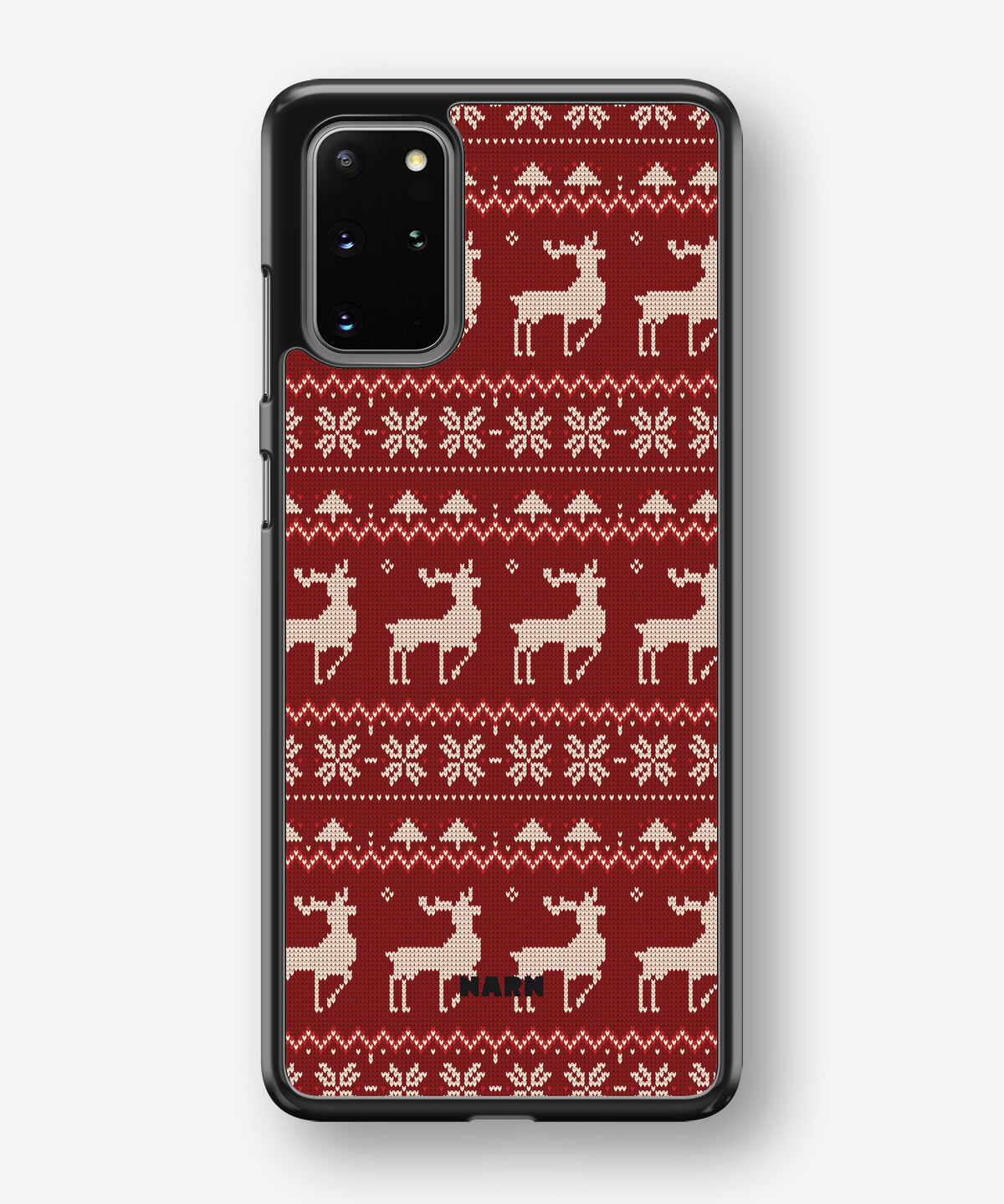 Samsung Galaxy S20 Plus Hard Case – Reindeer Knit - View 1