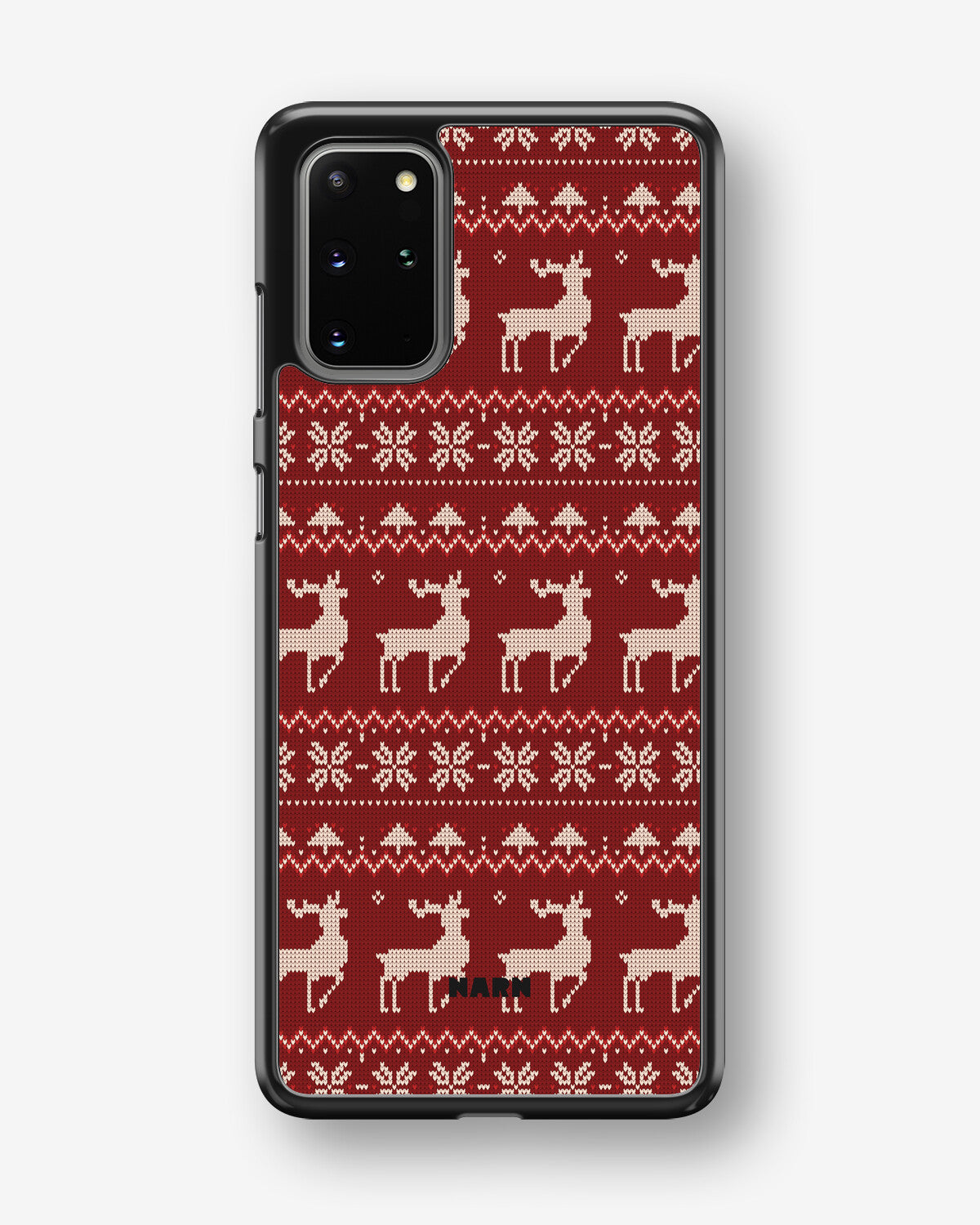 Samsung Galaxy S20 Plus Hard Case – Reindeer Knit - View 1