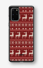 Samsung Galaxy S20 Plus Hard Case – Reindeer Knit - View 1