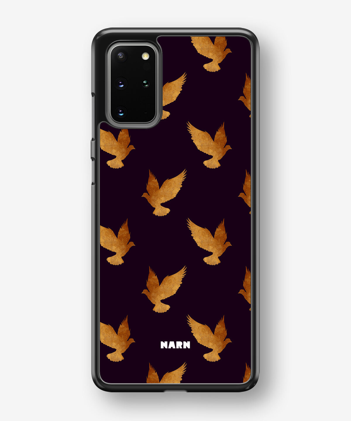 Samsung Galaxy S20 Plus Hard Case – Royal Doves - View 1
