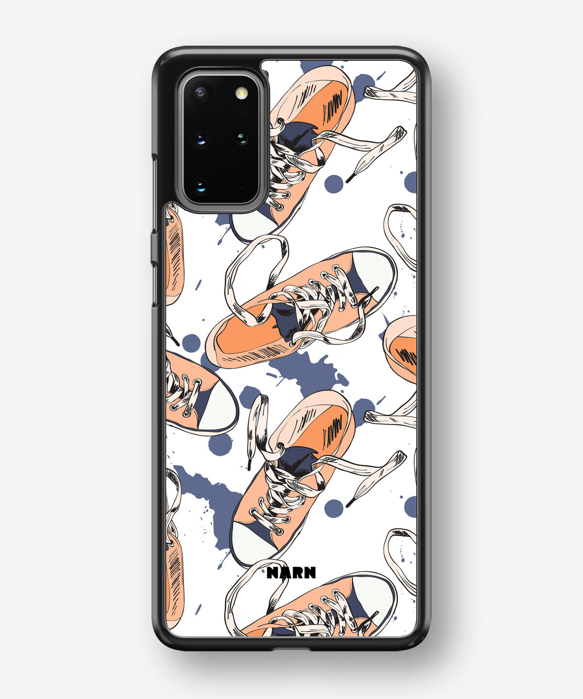 Samsung Galaxy S20 Plus Hard Case – Apricot Sneakers - View 1
