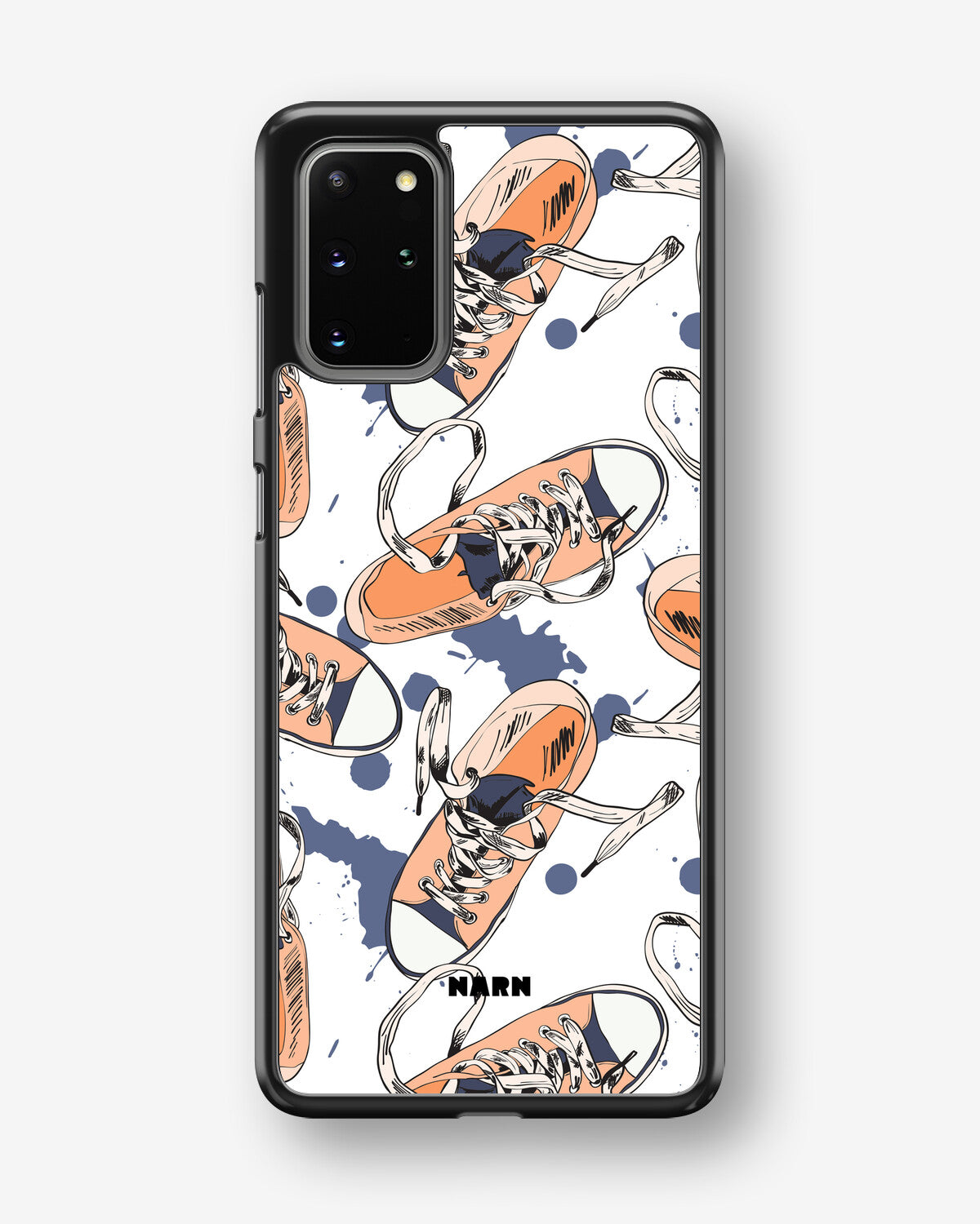 Samsung Galaxy S20 Plus Hard Case – Apricot Sneakers - View 1