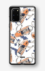 Samsung Galaxy S20 Plus Hard Case – Apricot Sneakers - View 1