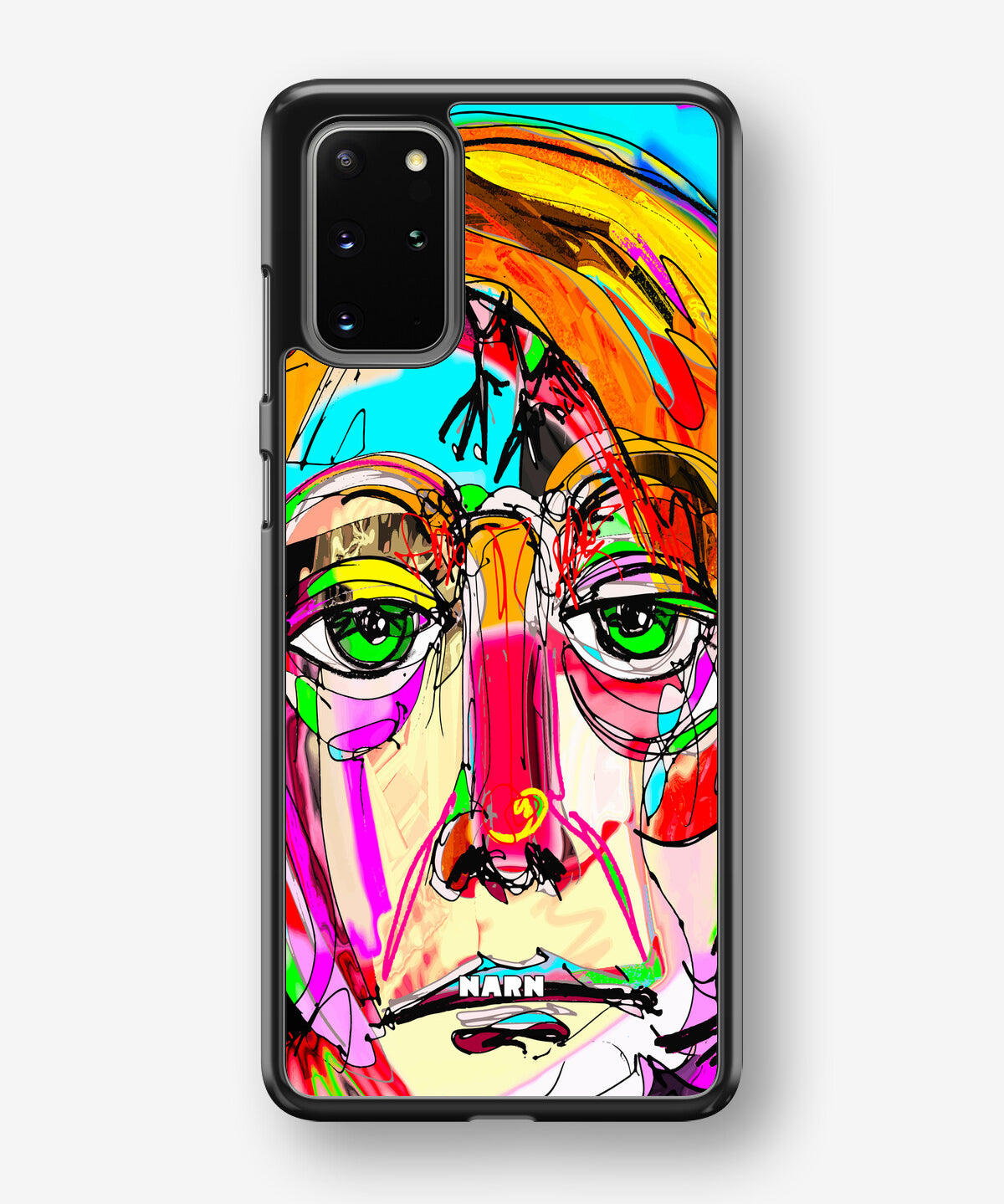 Samsung Galaxy S20 Plus Hard Case – Abstract Portrait - View 1
