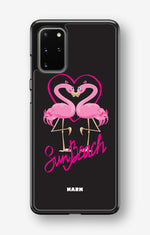 Samsung Galaxy S20 Plus Hard Case – Beach Flamingo - View 1