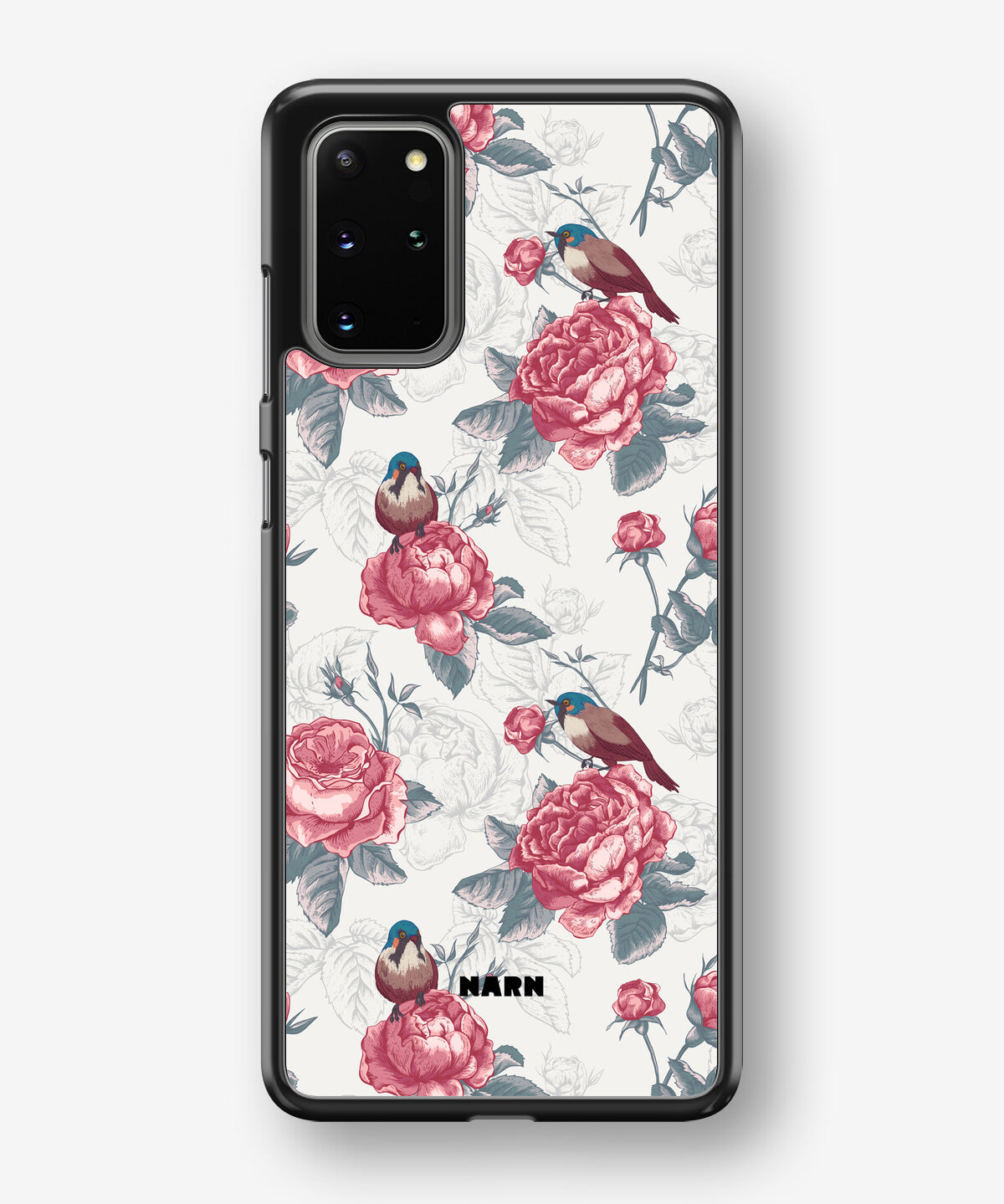 Samsung Galaxy S20 Plus Hard Case – Birds Among Roses - View 1