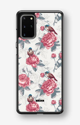 Samsung Galaxy S20 Plus Hard Case – Birds Among Roses - View 1