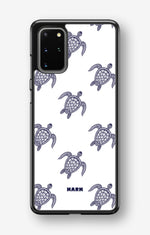 Samsung Galaxy S20 Plus Hard Case – Blue Turtles - View 1