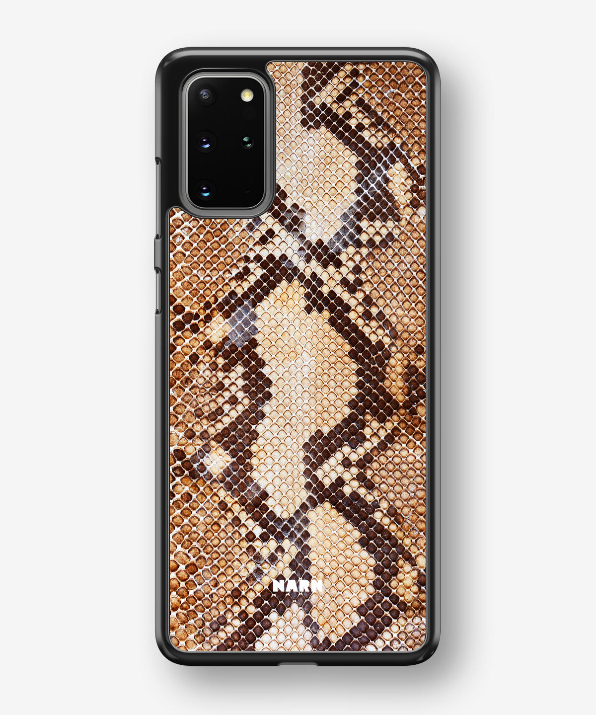 Samsung Galaxy S20 Plus Hard Case – Brown Snakeskin - View 1